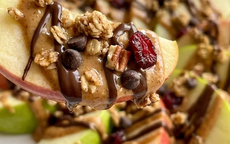 Healthy Apple Nachos - Healthy Snack for Kids