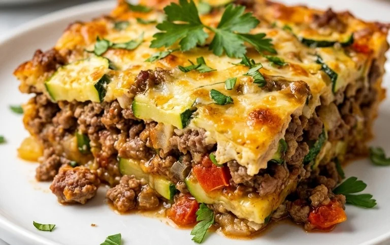 Ground Beef Zucchini Casserole