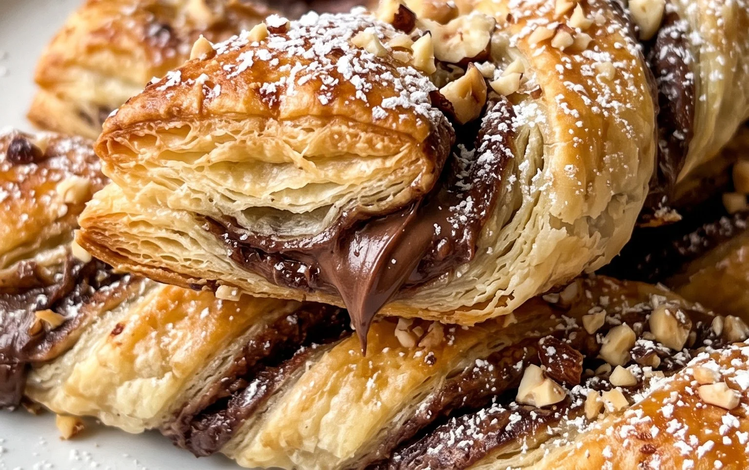 Puff Pastry Nutella Twists