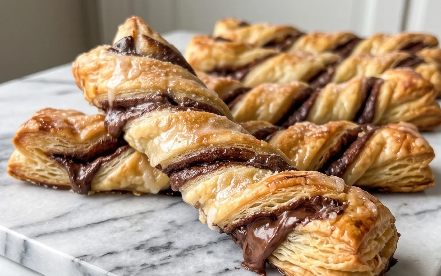 Easy Nutella Puff Pastry Twists Recipe