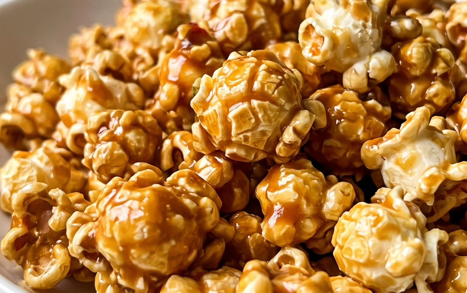 Homemade Caramel Popcorn Recipe (without Corn Syrup)