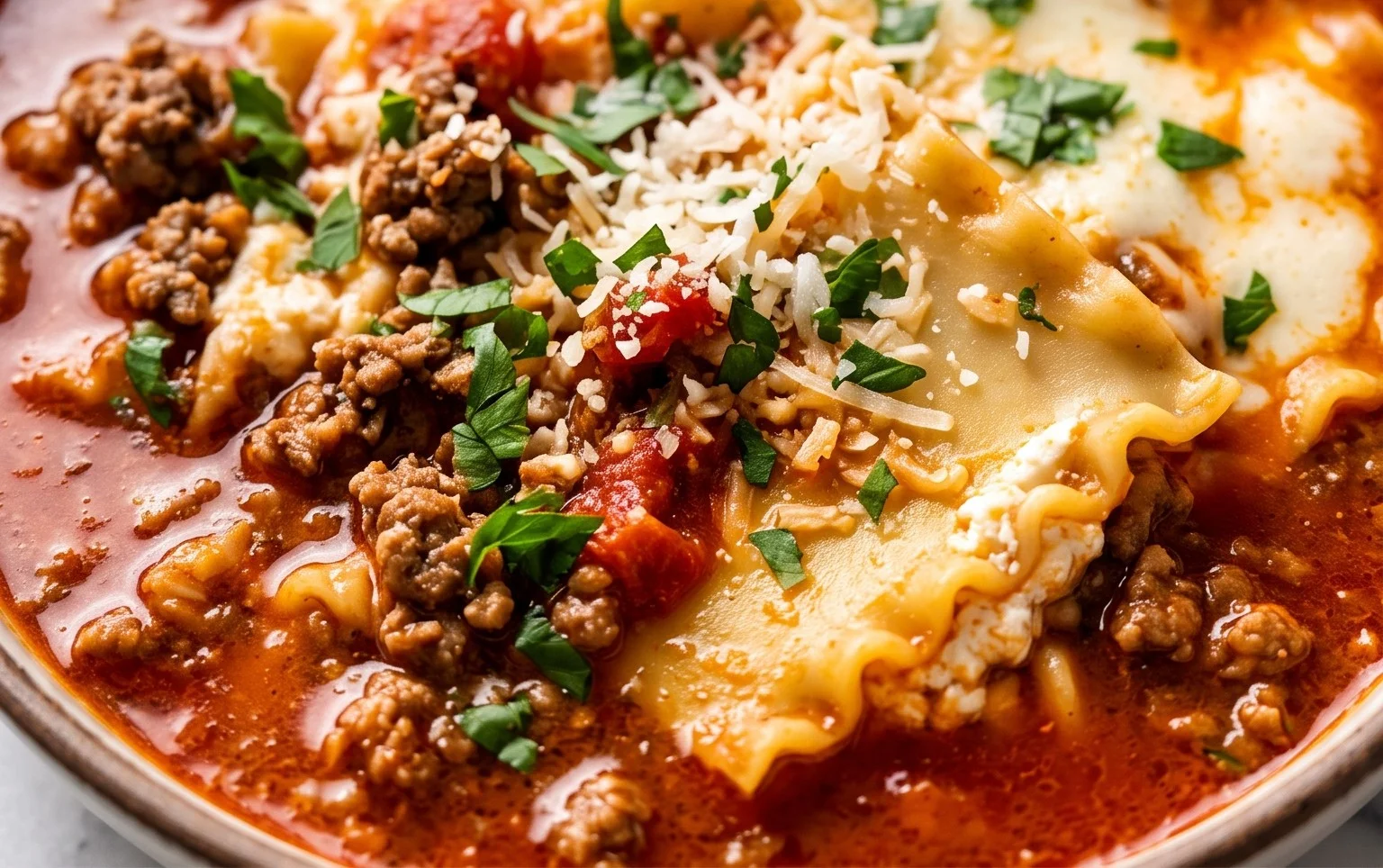 Easy Lasagna Soup Recipe