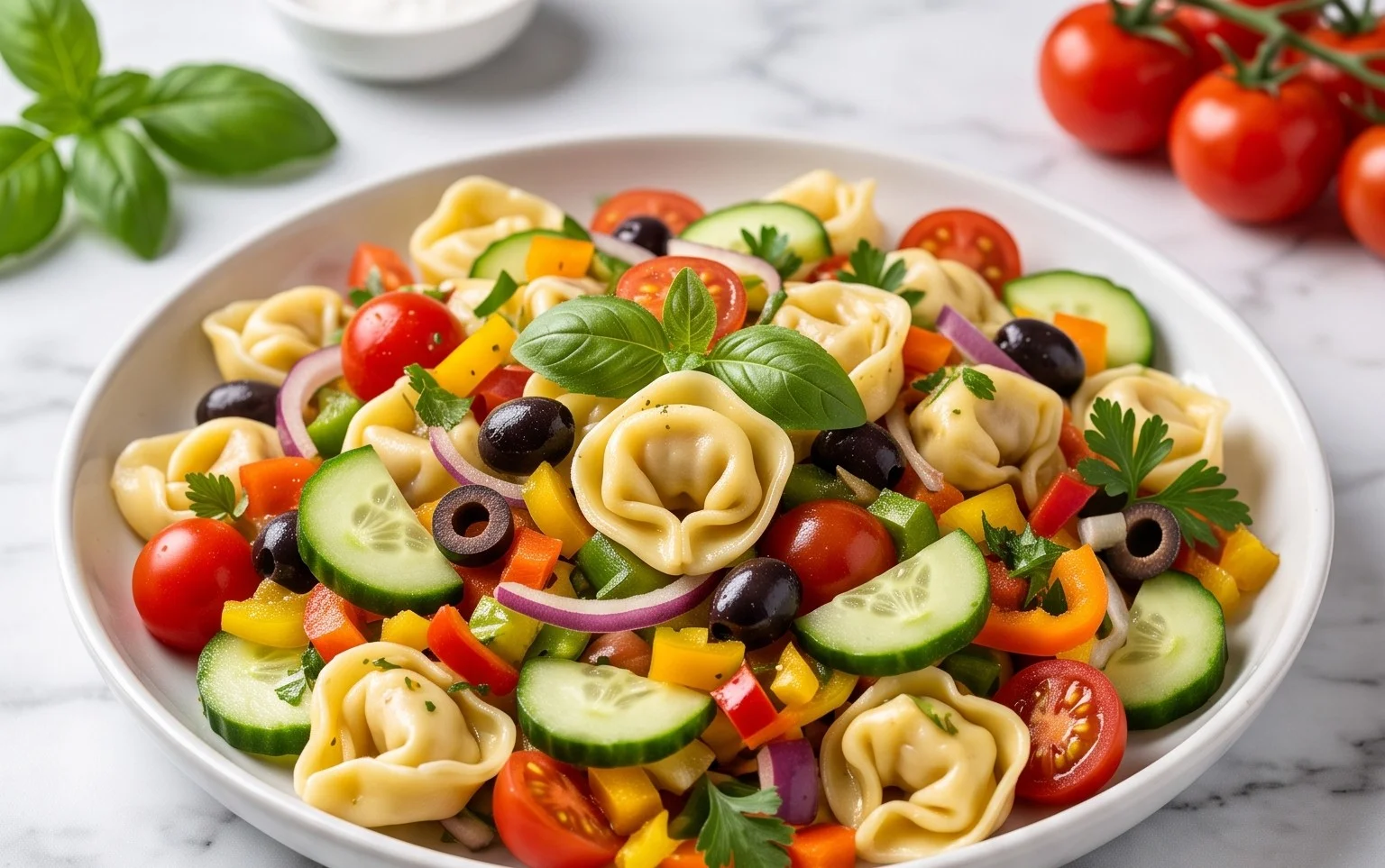 Easy Tortellini Pasta Salad Recipe